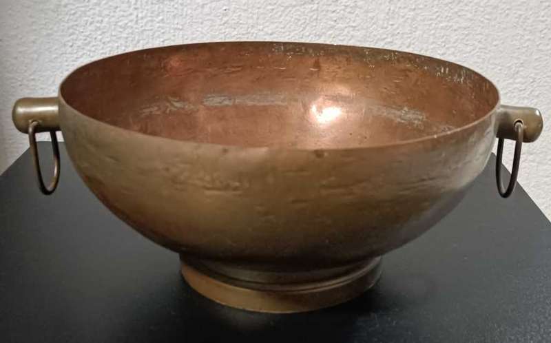 Vintage De Klerk Original Copper Bowl/Planter with Handles