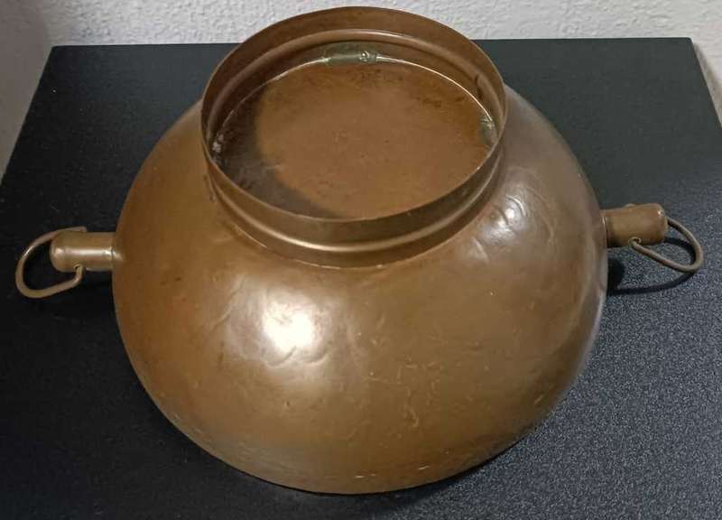 Vintage De Klerk Original Copper Bowl/Planter with Handles