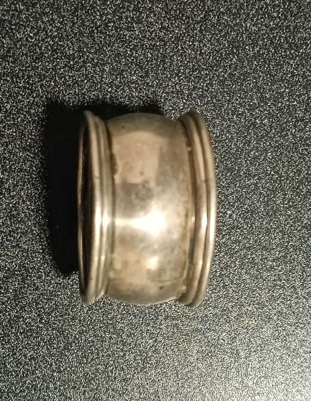 South Africa Norman Watson Vintage (1950 - 1960) Silver Napkin Ring