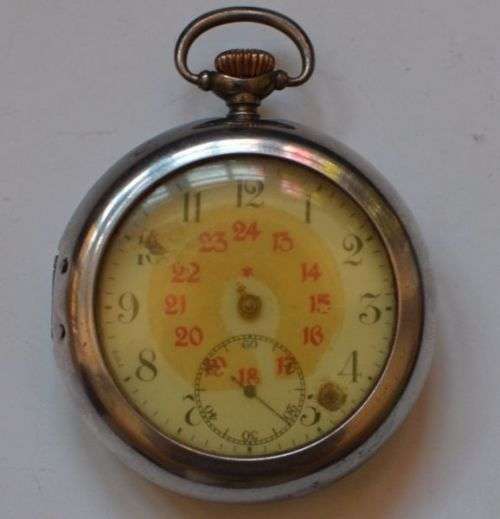 1920s Junghans Breguet spiral pocket watch