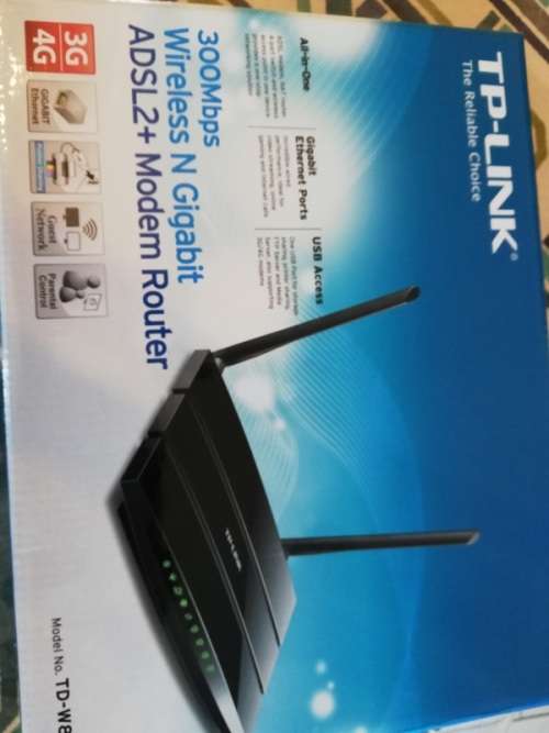 TP-Link 300Mbps Wireless N Gigabit ADSL2+ Modem Router + Fibre router