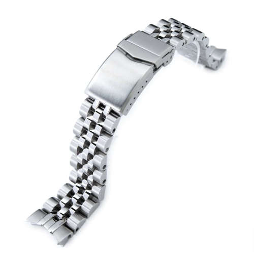 MiLTAT metal watch jubilee band compatible with Seiko Alpinist SARB017, 20mm Angus-J Louis