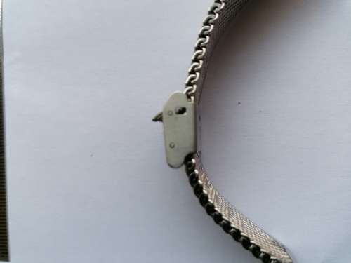 22mm Lug Width Mesh Steel Watch Band Strap Bracelet Fold Over Buckle