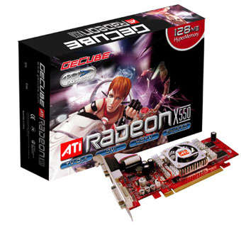 ATi Radeon X550 PCI-Express Graphics Card