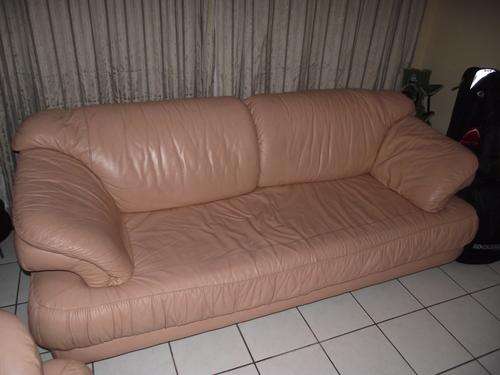 3-Piece Genuine Leather Lounge Suite