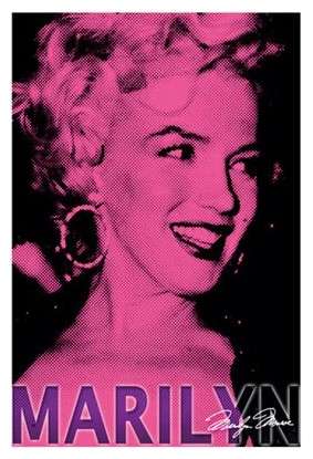 STUNNING IMPORTED MARILYN MONROE POSTER - PINK