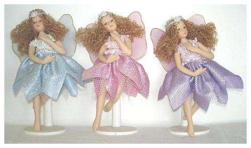 BEAUTIFUL STANDING PORCELAIN FAE DOLLS - 17CM (SET 1)