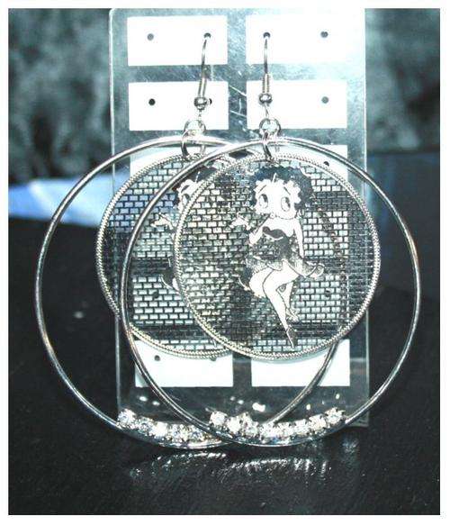 UNUSUAL GOTHIC EARRINGS ONLY FROM SUMMERWITCH - BOOP BLING LOOPS