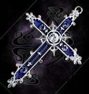 THE VATICAN CROSS PENDANT NECKLACE BY  ***ALCHEMY GOTHIC UK***