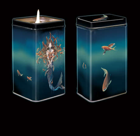 METAMORPHOSIS by SHEILA WOLK - AROMATHERAPY CANDLE IN COLLECTIBLE TIN