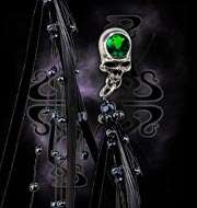 RAVENSKULL STUD EARRING FROM **ALCHEMY UK**