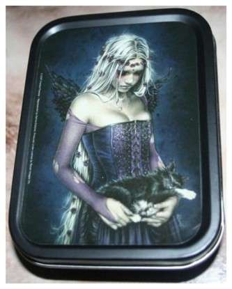 STASH TIN - BROKEN ANGEL by VICTORIA FRANCES