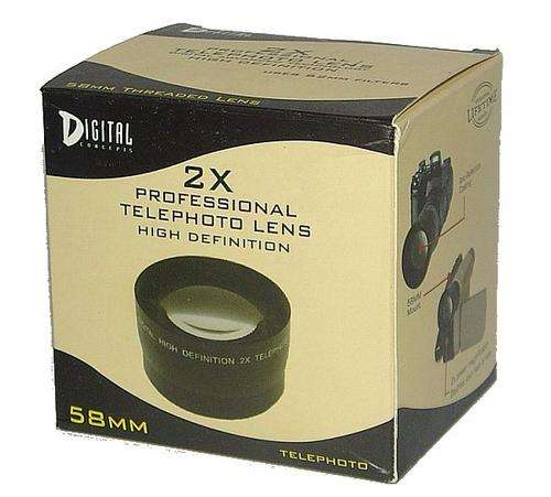 58mm High Quality 2x Telephoto Lens Digital Concepts