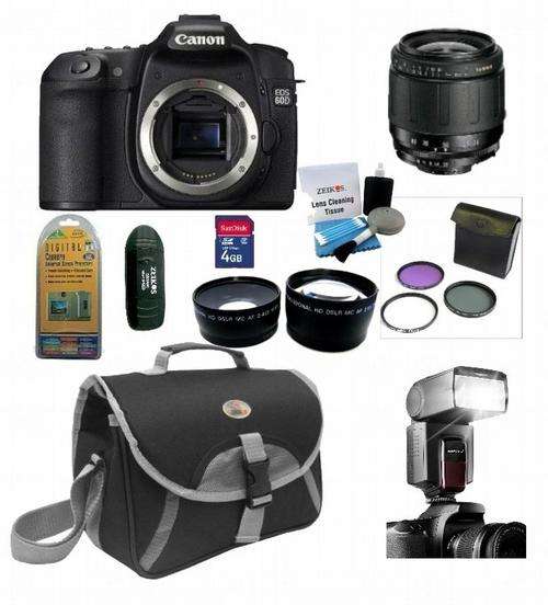 R1.00 NO RESERVE - .Canon EOS 60D Canon 18-55mm iS 3 Lens 4Gb Kit