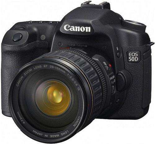 Canon EOS 50D with EF 28-135mm iS USM Lens UV Filter and 4Gb Card