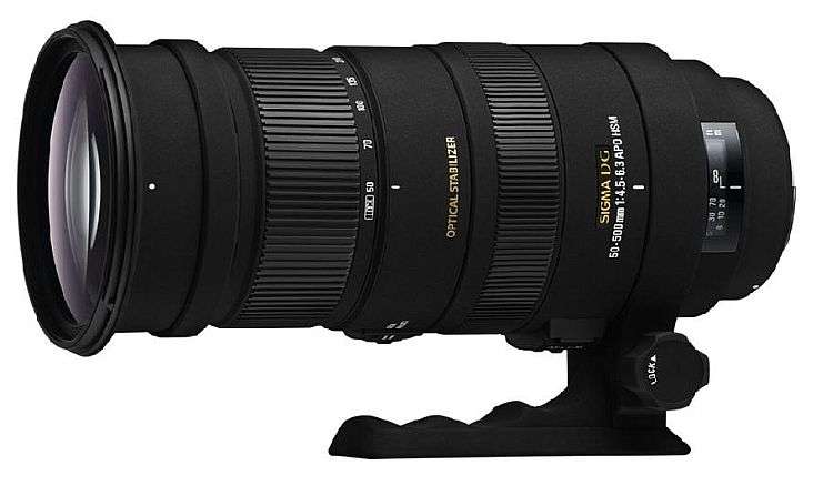 Sigma 50-500mm f/4-6.3 APO DG OS HSM Lens for Canon or Nikon