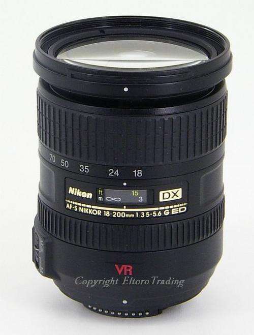 Nikon AF-S DX VR Zoom-NIKKOR 18-200mm f/3.5-5.6G IF-ED Lens