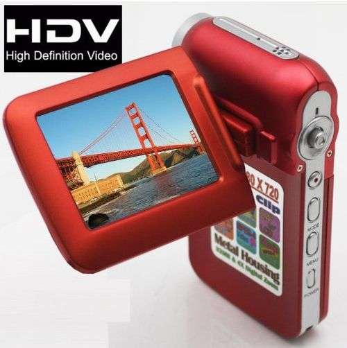 ***SA Stock***  SVP T100-Red 16MP Max. True HD Camcorder with 2.4" LCD