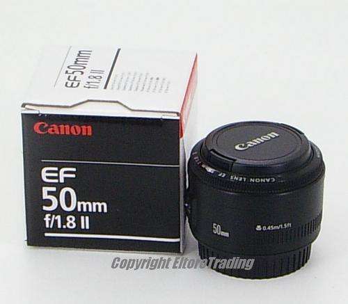 Canon EF 50mm f/1.8 II Camera Lens - Local Stock