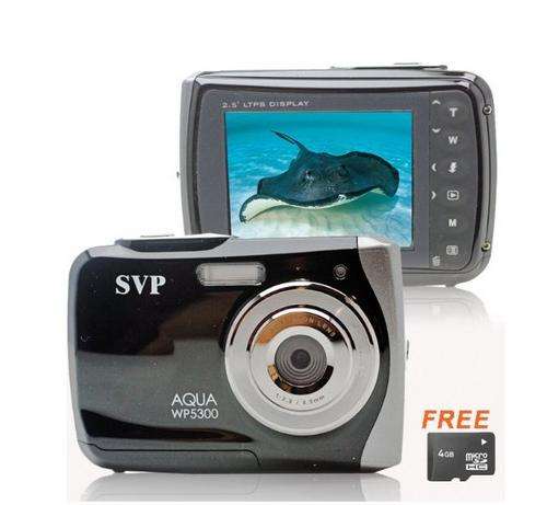 SVP WP5300 Waterproof Digital Camera & Video Recorder up to 12Mp (Interpolated)