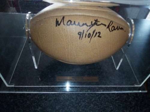 Mannietjies Roux signed rugby ball