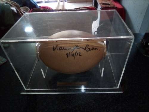 Mannietjies Roux signed rugby ball