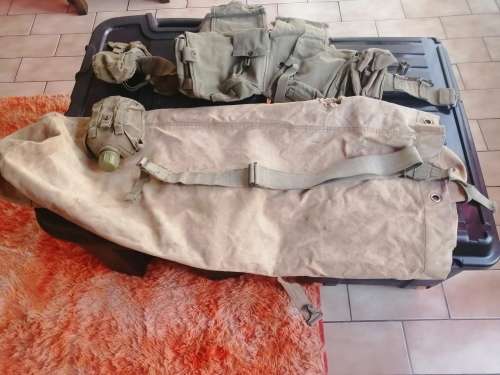 Old Army trommel with webbing