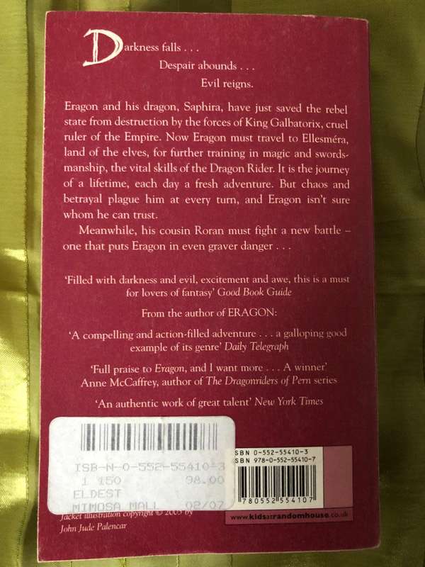 Eldest by Christopher Paolini