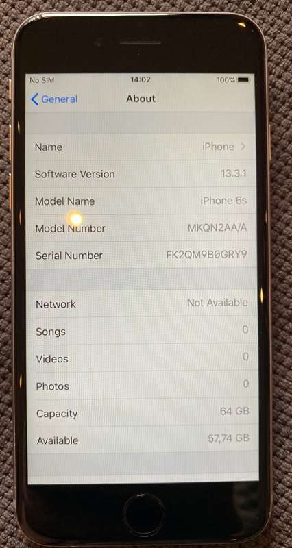 IPhone 6s 64gb Silver