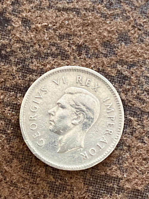 1947 Silver 80% Tickey - Good Lustre - See Photographs