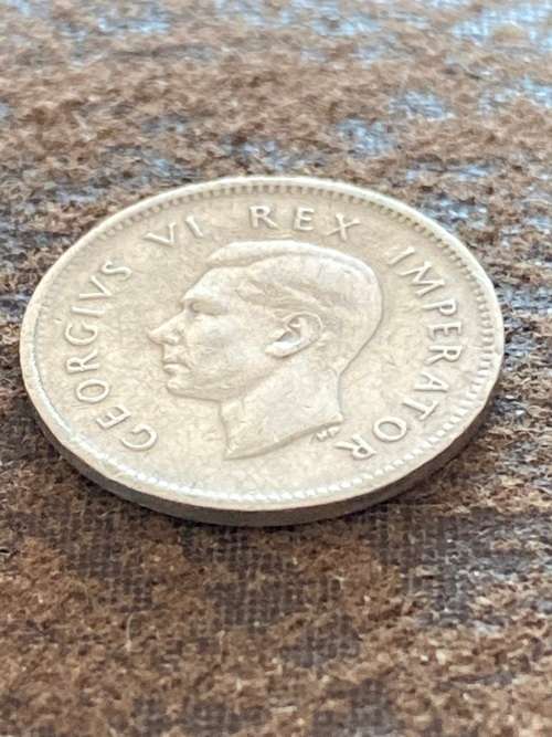 1947 Silver 80% Tickey - Good Lustre - See Photographs
