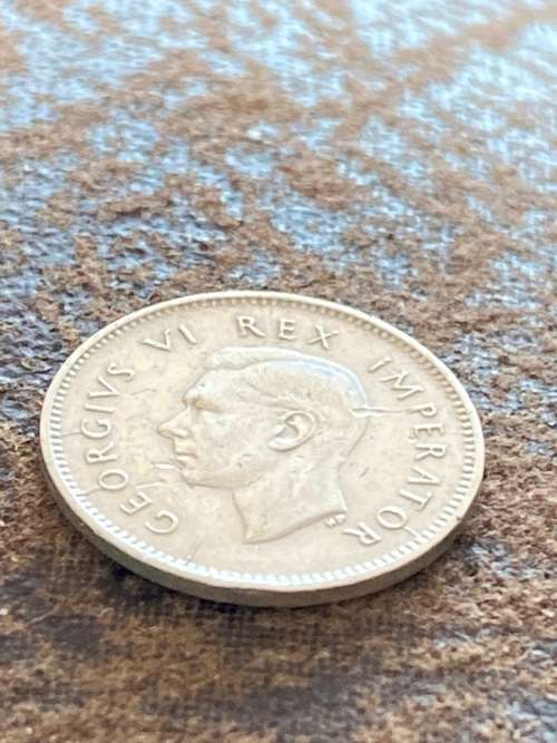 1947 Silver 80% Tickey - Good Lustre - See Photographs