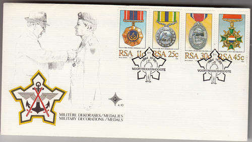 FIRST DAY COVER 1984 MILITARY DECORATIONS MEDALS