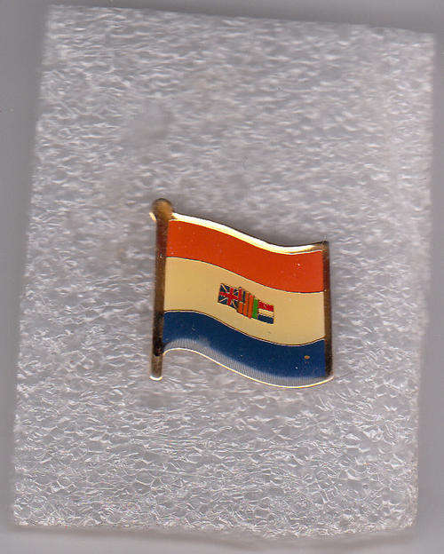 OLD SA FLAG BADGE  1 PIN