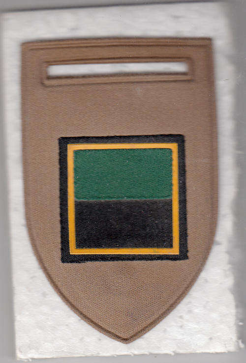 COMPANY/SQUADRON ARM FLASH  'B' COY INFANTRY