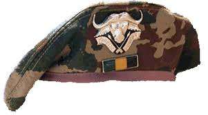 32 BATTALION CAP  AND  BADGE 2 LUGS Size 59