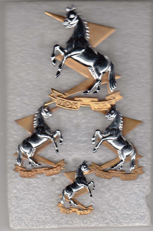 T D K  Cap  and Collar Badges All Pins