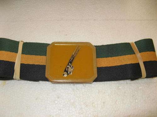 8 SAI BATTALION Stable Belt and Buckel 95 cm