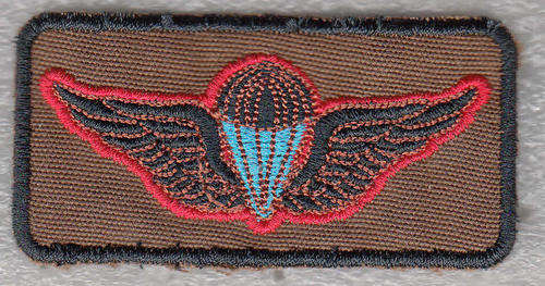 S.W.A. PARACHUTE BATTALION I.N. FREEFALL WINGS BADGE