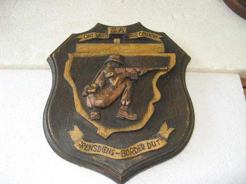 GRENSDIENS--BORDER DUTY PLAQUE