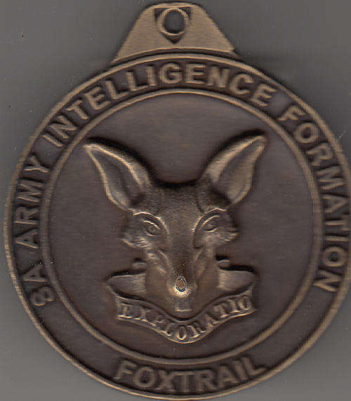 S.A. ARMY INTELLIGENCE FORMATION FOX TRAIL MEDAL