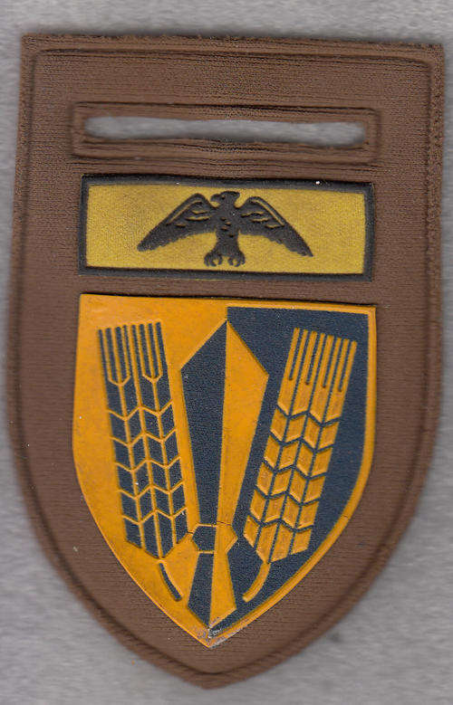 ARMY CATERING CORPS RUBBER SHOULDER FLASH 1 PIN