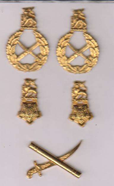 BADGE COLLAR GENERAL /BRIGADIERS ALL PINS