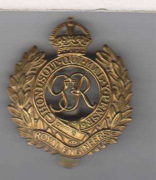 BADGE CAP ROYAL ENGINEERS