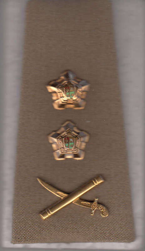 RANK BADGES LIEUTENANT GENERAL MESS DRESS 1960-1970