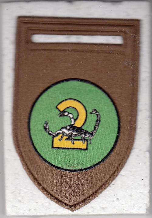 101 BATTALION 2 SCORPION COMPANY SHOULDER FLASH 1 PIN