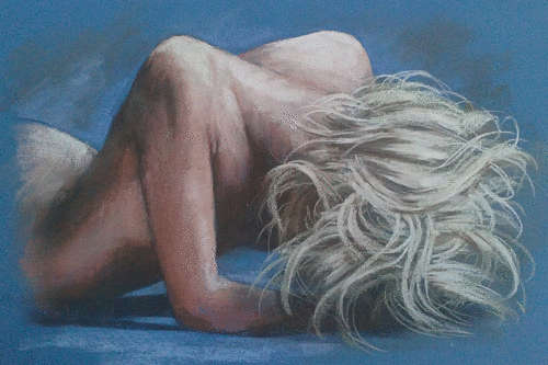 Despair - Pastel artwork by Danie Cronje, unframed