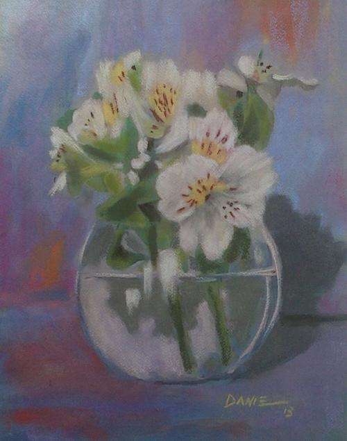 Morning Greetings, pastel artwork by Danie Cronje, unframed