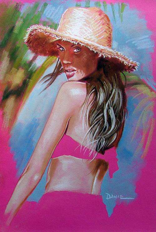Spring, pastel artwork by Danie Cronje, unframed