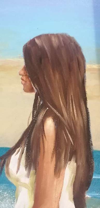Early Morning, oil painting by Danie Cronje on canvas roll, unframed